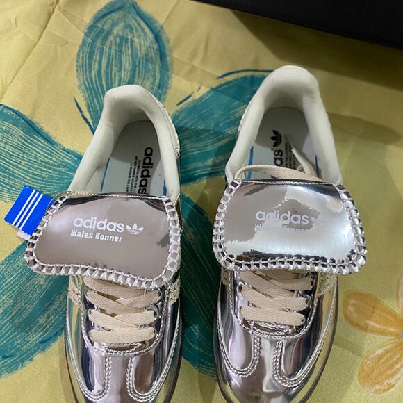 Adidas x Wales Bonner Silver Unisex Sneakers - Picture 7 of 10